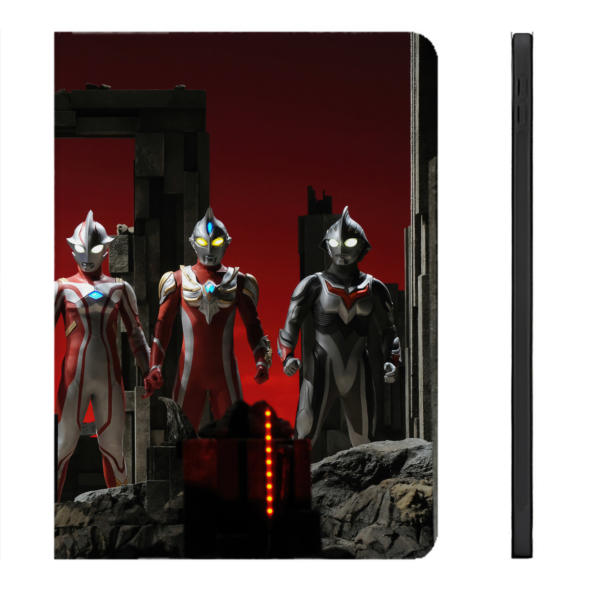 （画像用） ウルトラマン Ultraman IPadケース ペンホルダー付き ブックスタイルデザイン